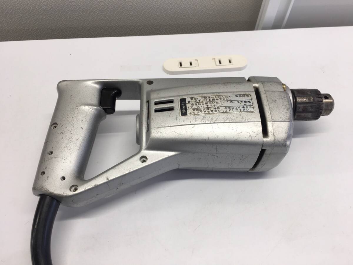 中古 現状品 日立工機 HITACHI 6.5mm 金工用 携帯 電気ドリル D-6C 電動工具 K-732の画像2