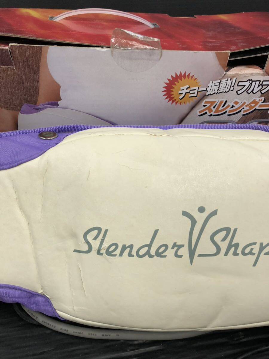 森 【動作確認済み】 Slender V shaper スレンダーシェイパー エクササイズベルト 腹筋ベルト プライムショッピング 説明書 元箱付の画像3