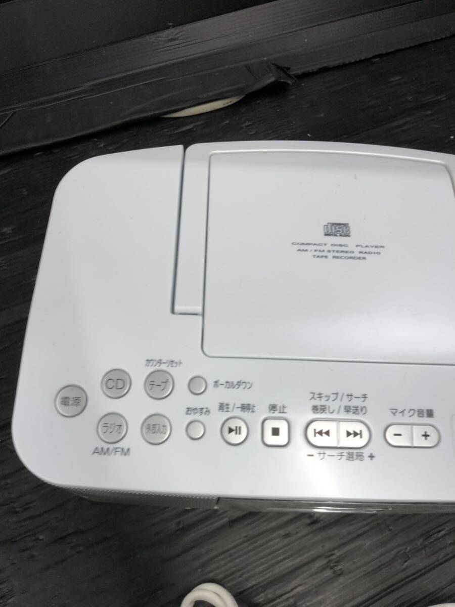 森 TOSHIBA CDラジカセ TY-CDK9 動作品 付属品付きの画像3