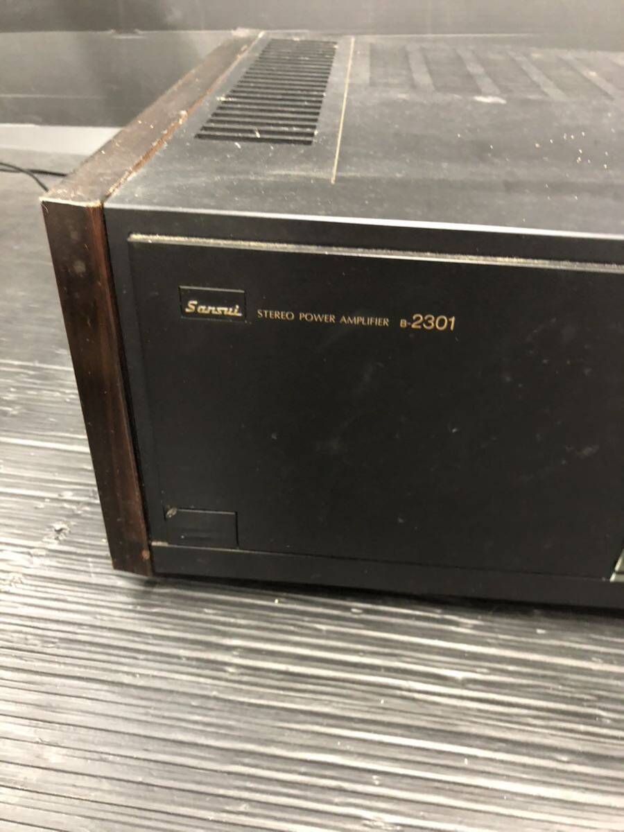  rice field SANSUI B-2301 VINTAGE stereo power amplifier sound equipment audio present condition goods 