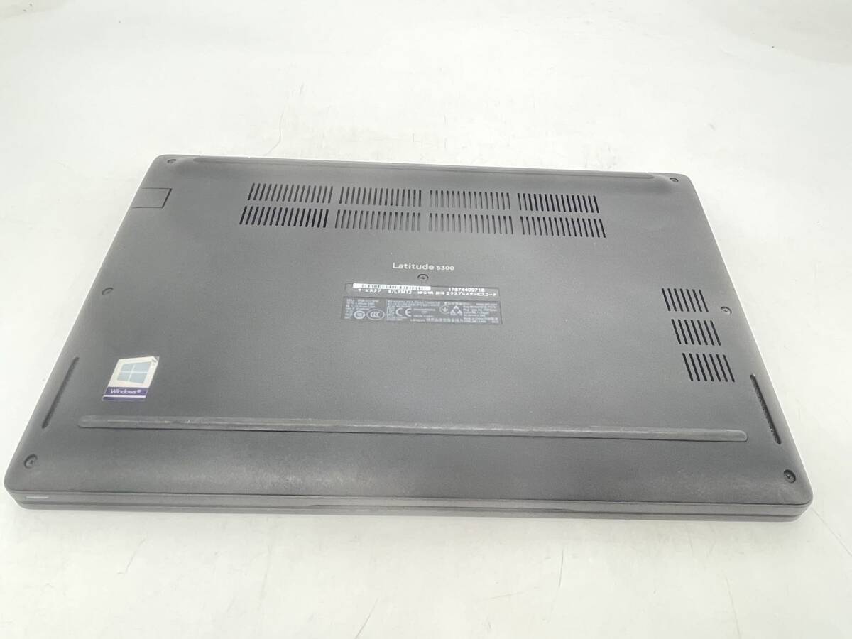 ジャンク／DELL LATITUDE 5300／ Inter CI5-8365U 1.6GHZ／ ８G ／13.3インチの画像5