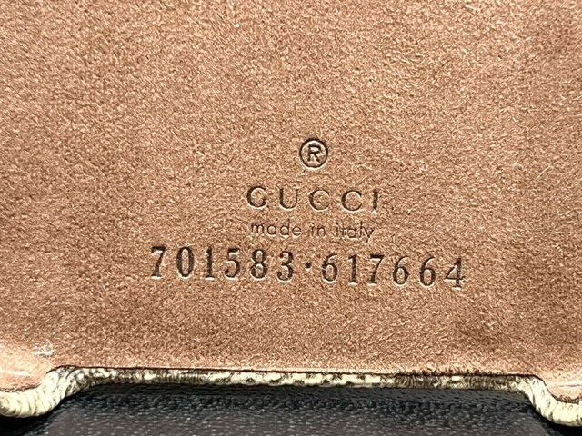 【10303】中古美品 GUCCI グッチ 701583・617664 オフィディア iPhone13 Pro 対応 ブランド スマホケース アイフォンケース 箱付きの画像5