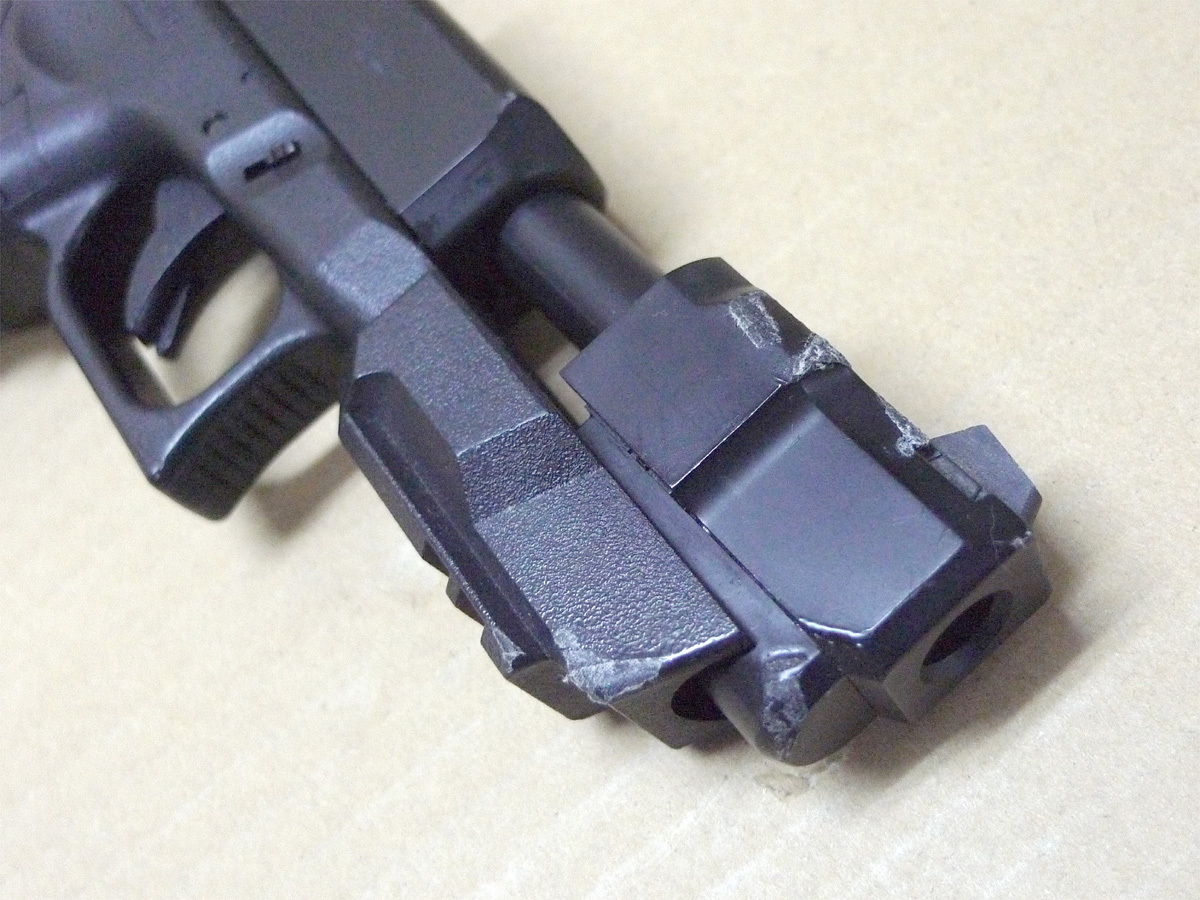 マルイ・GBB ASGK規格 Glock グロック26 Advance アドバンス・外装ダメージ大きめ ジャンク扱い_画像4