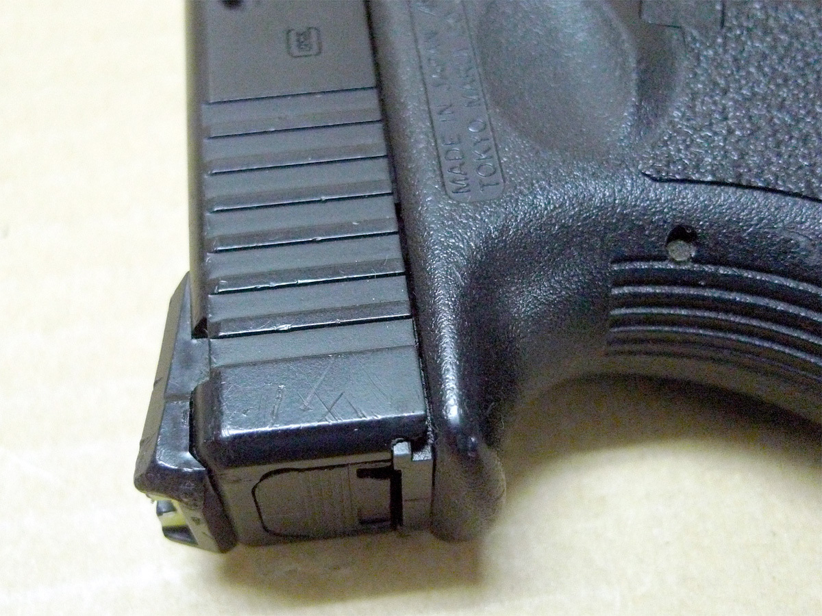 マルイ・GBB ASGK規格 Glock グロック26 Advance アドバンス・外装ダメージ大きめ ジャンク扱い_画像8