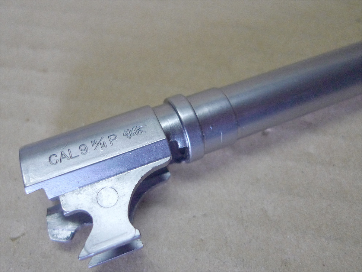  производитель неизвестен *TANAKA WORKStanakaGBB FN-HP BHP браунинг High Power неоригинальный SAS внешний barrel [9m/m P] милитари печать * б/у 