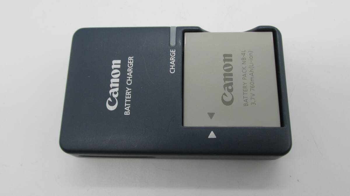 Canon キャノン IXY DIGITAL 20 IS コンパクト デジタルカメラ 簡易動作確認　バッテリー及び充電器付き_画像10