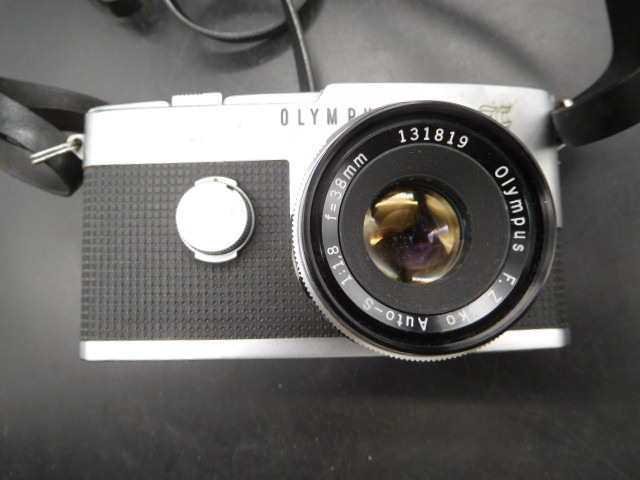 OLYMPUS オリンパス PEN-F F.ZUIKO AUTO-S 1:1.8 +F=38mm カメラレンズ　オリンパスPENメーター付属　ジャンク_画像6