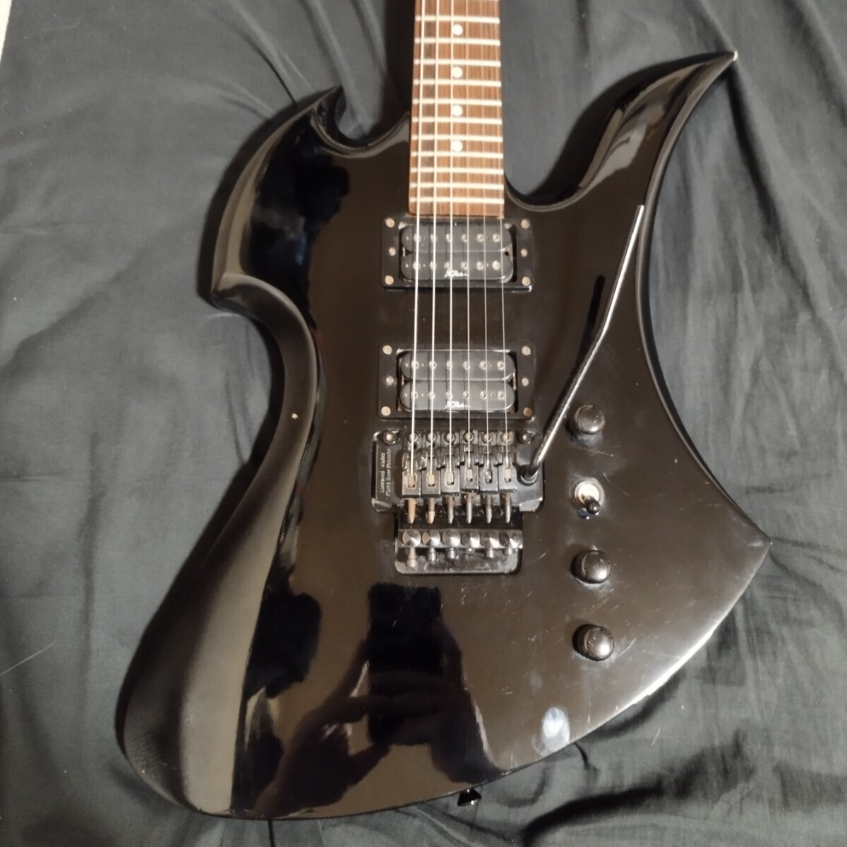 90s 日本製 B.C. Rich ビーシーリッチ mocking bird エレキギター フロイドローズ lic. 搭載 検 Hide BC B C dimarzio ハム Fernandes MIJの画像1