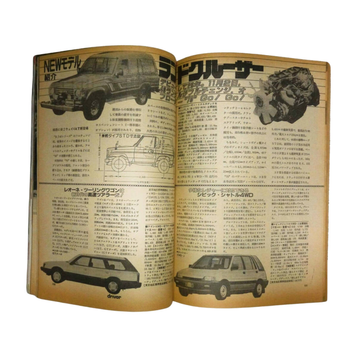 ★☆１９８４年(昭和５９年)発売　ｄｒｉｖｅｒ(ドライバー)１２・５号 　カー雑誌☆★_画像9