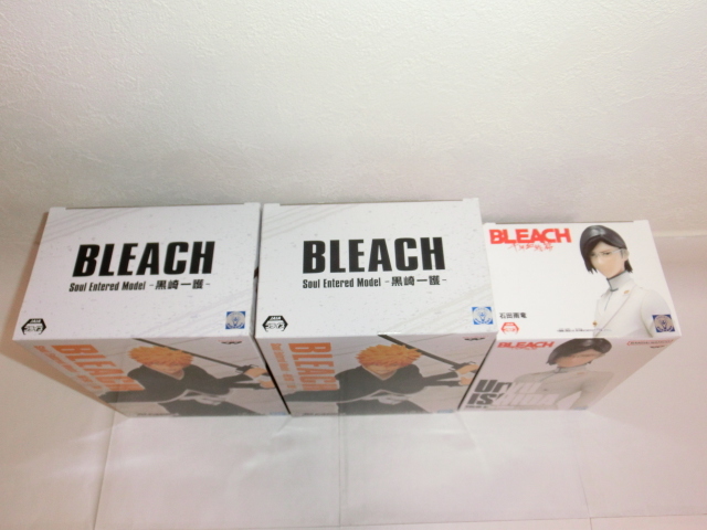 BLEACH 3 body комплект осветлитель фигурка чёрный мыс один . камень рисовое поле дождь дракон 