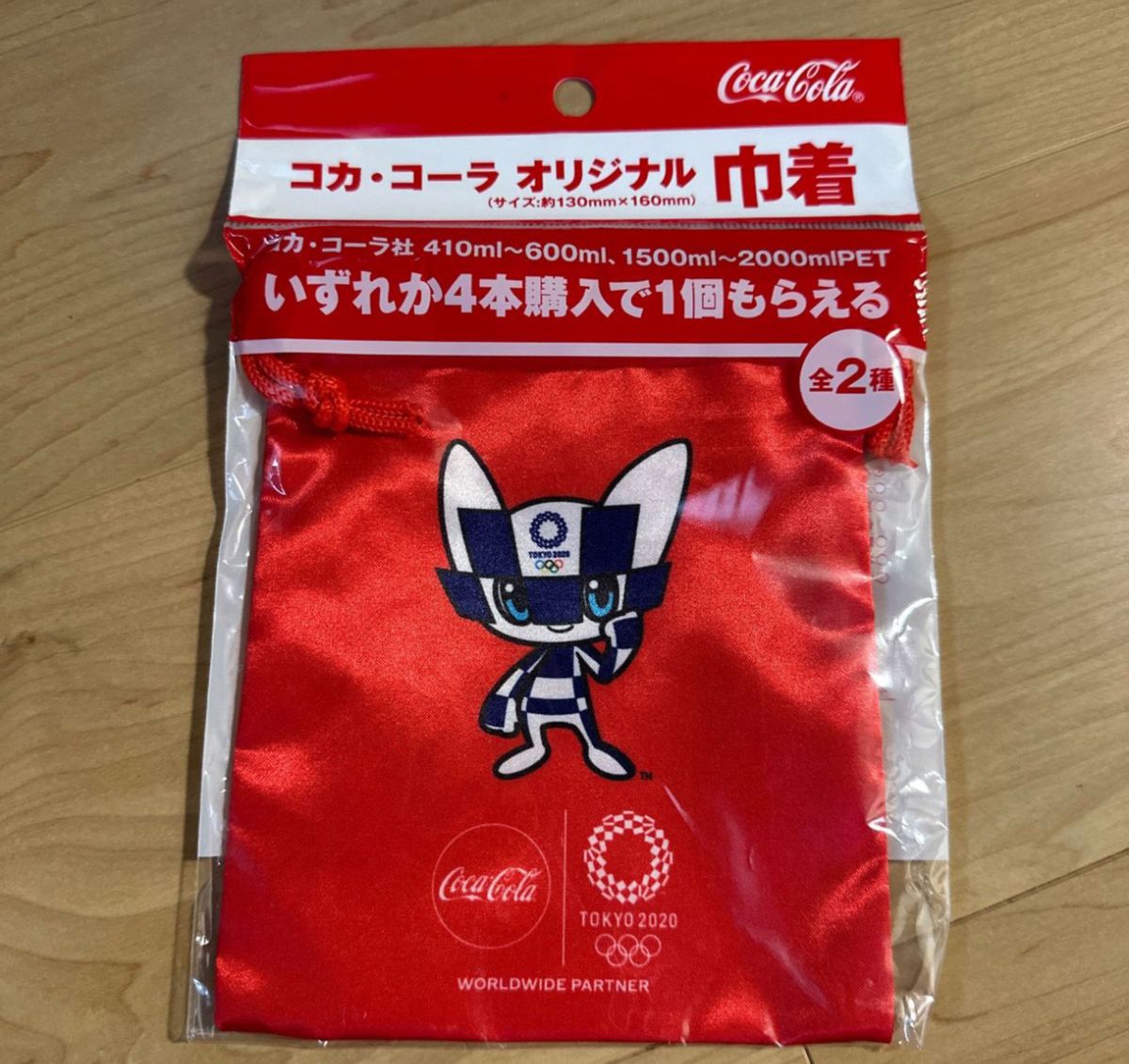 コカコーラ オリジナル 巾着 東京オリンピック 2020非売品