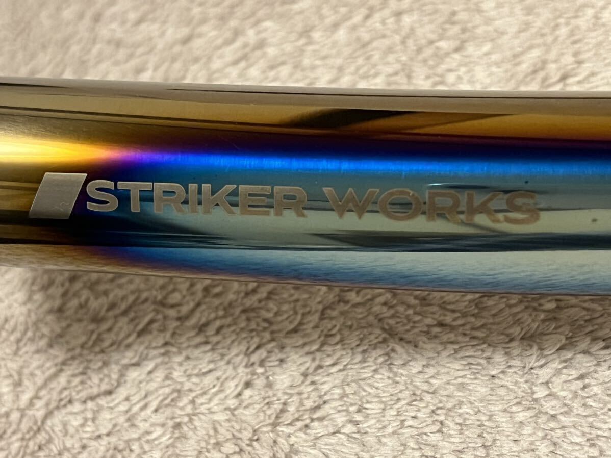 STRIKER WORKS ストライカーワークス チタン グラブバー タンデムバー ヒートカラー ミラーフィニッシュ Z900RS KAWASAKIの画像7