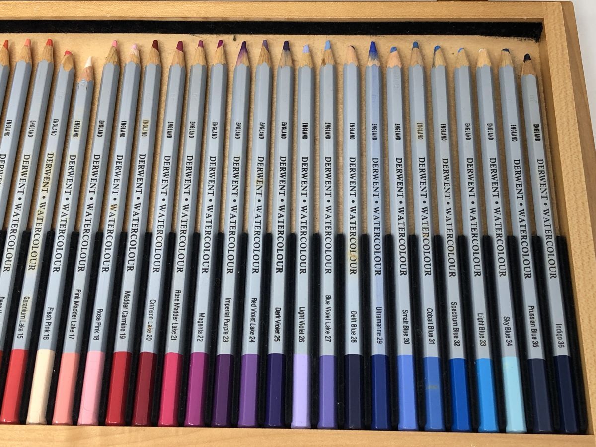 【Derwent】ダーウェント PASTEL PENCILS 90色 WATER COLEUR PENCILS 72色 パステル色鉛筆 水彩色鉛筆 画材【いわき平店】の画像8