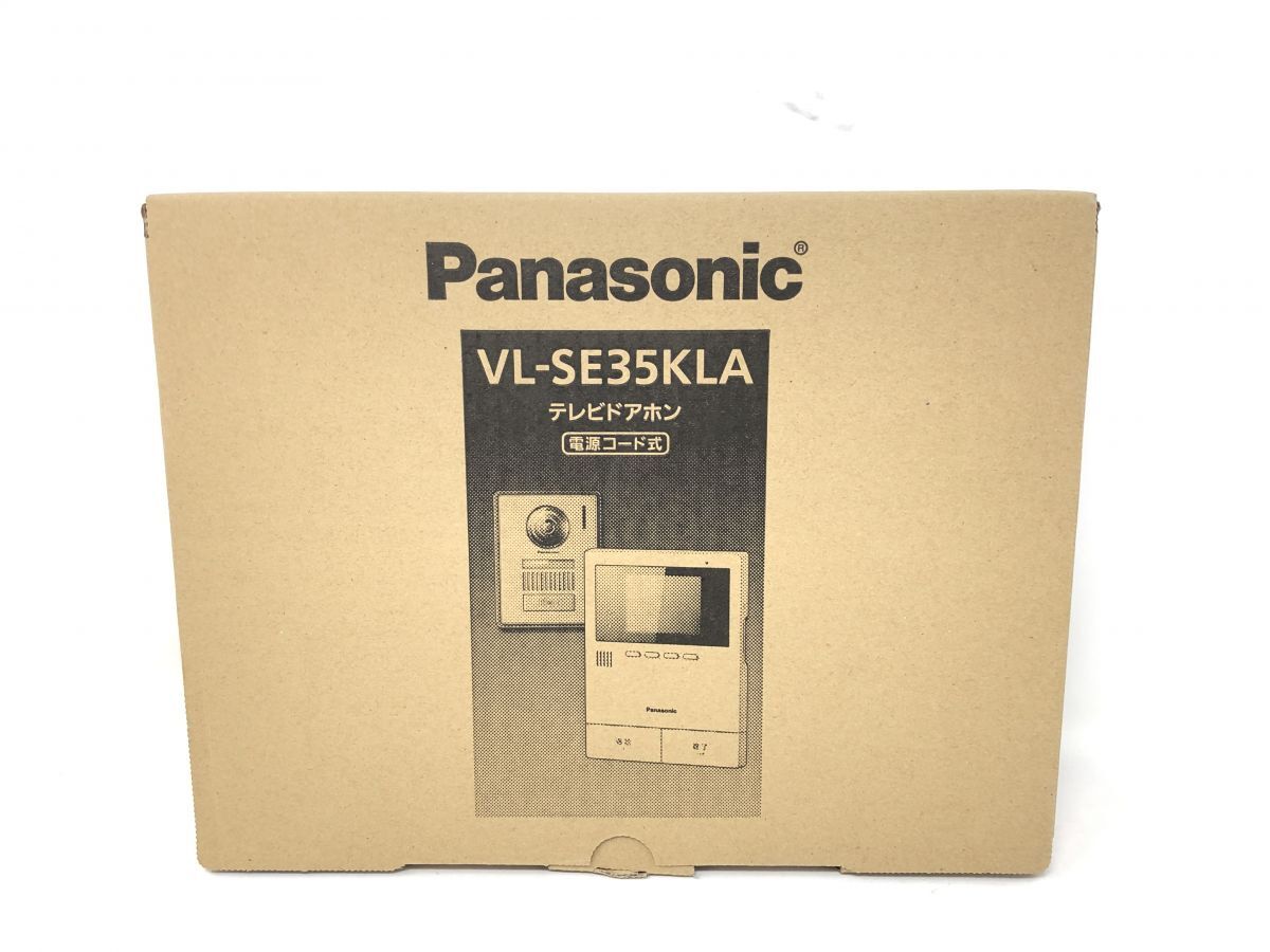未使用品【Panasonic】パナソニック テレビドアホン VL-SE35KLA インターホン 防犯【いわき平店】の画像1