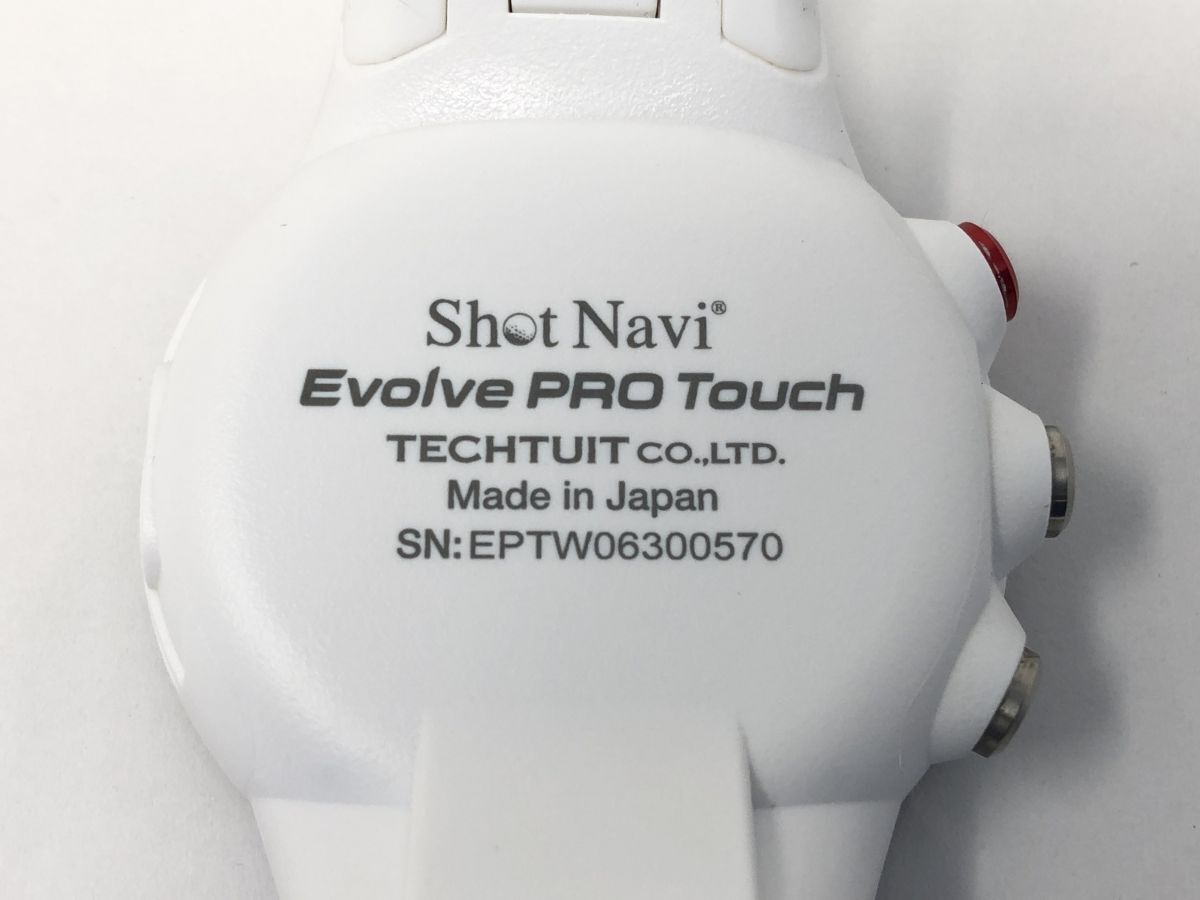 【テクタイト】Shot Navi Evolve PRO Touch(ショットナビ エボルブプロタッチ) 腕時計型GPSナビ【いわき平店】の画像9