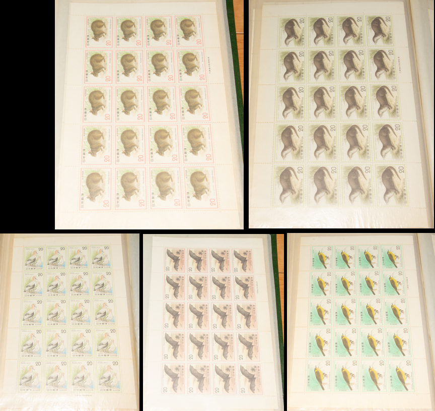 切手 未使用シート シートブック 額面14,440円分 1960〜1970年代 昭和レトロの画像10