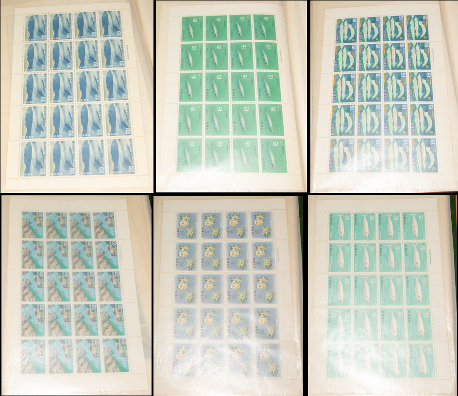 切手 未使用シート シートブック 額面14,440円分 1960〜1970年代 昭和レトロの画像7