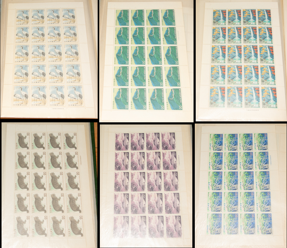 切手 未使用シート シートブック 額面14,440円分 1960〜1970年代 昭和レトロの画像9