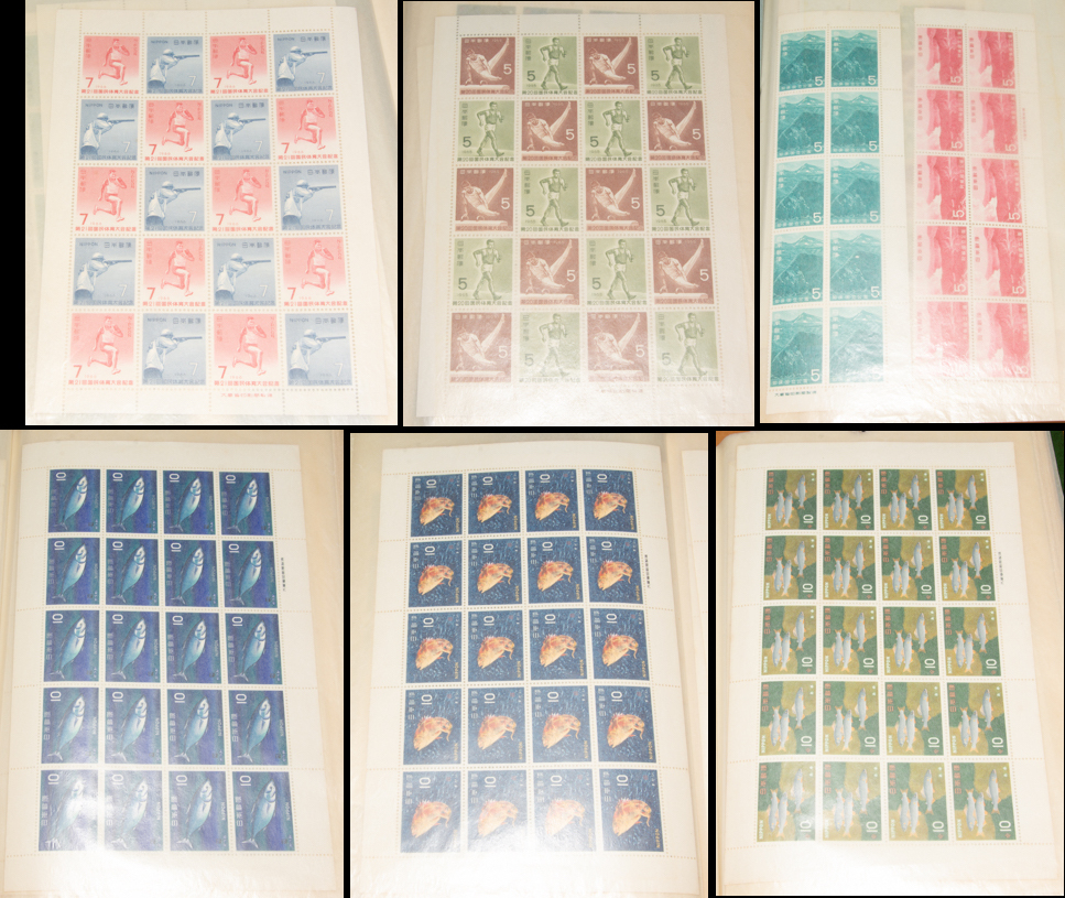 切手 未使用シート シートブック 額面14,440円分 1960〜1970年代 昭和レトロの画像3
