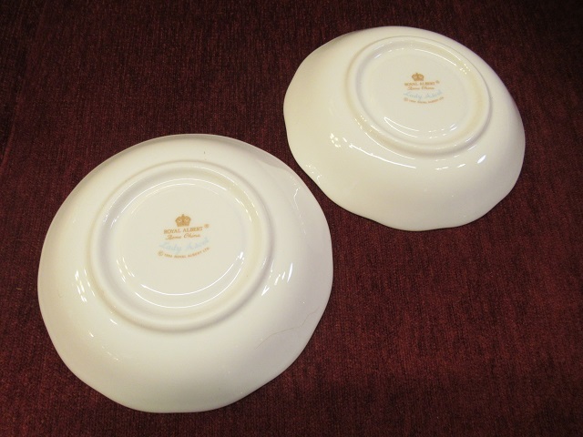 〓未使用 廃盤 希少 ROYAL ALBERT Lady Ascot ロイヤルアルバート レディアスコット カップ＆ソーサー 2客 箱付き C&S 英国製ξ