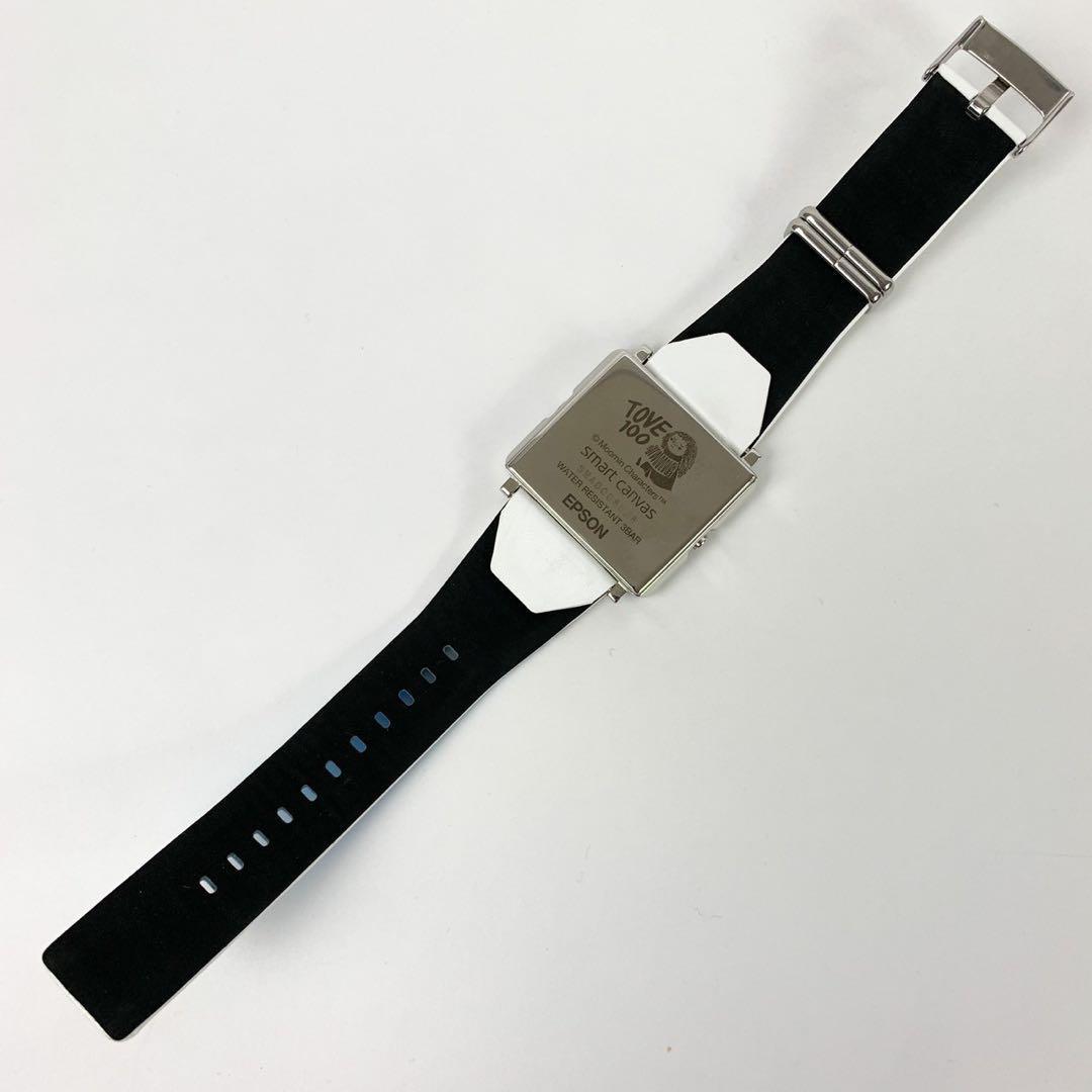 完売品 希少 廃盤 美品 レア Smart Canvas スマートキャンバス EPSON エプソン ムーミン 腕時計 デジタル ユニセックス メンズ レディース
