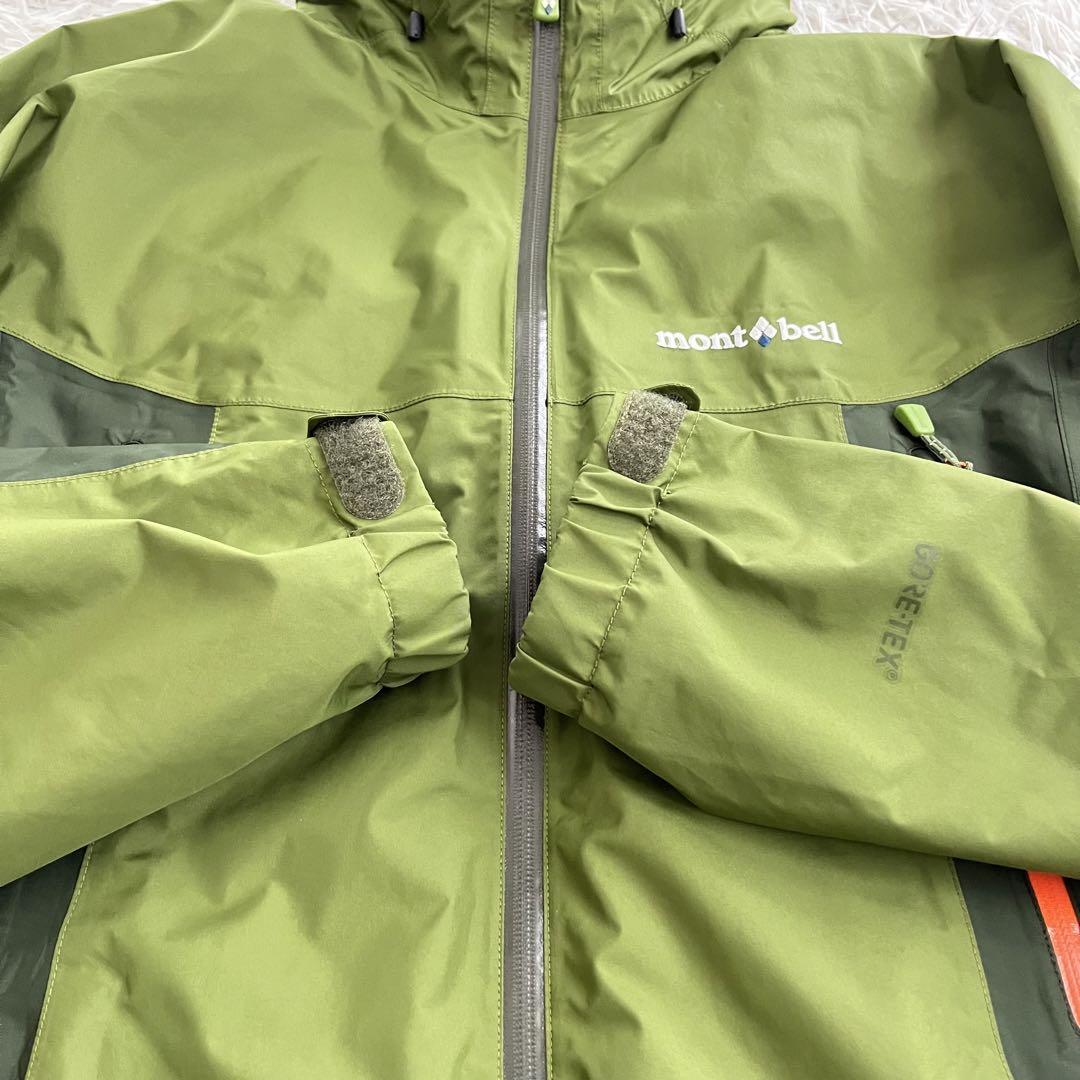 mont-bell モンベル ドロワッドパーカ XL グリーン GORE-TEX ゴアテックス シンサレート ベンチレーション　登山トレッキング メンズ_画像4