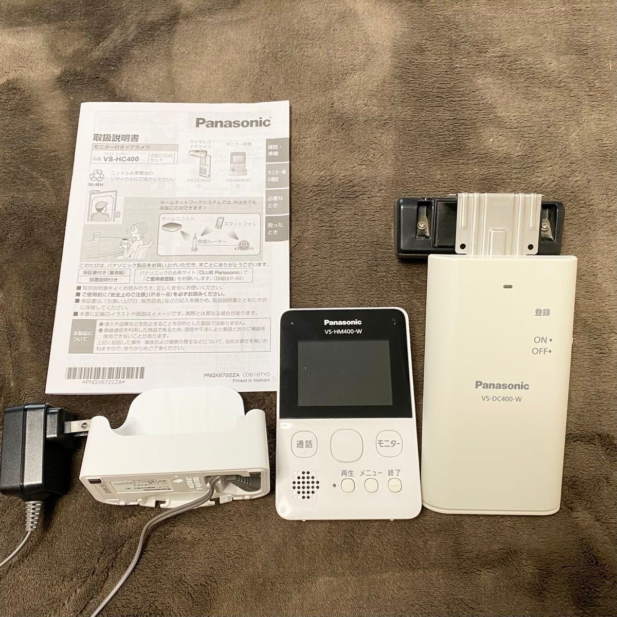 Panasonic VS-HC400-W モニター付きドアカメラ