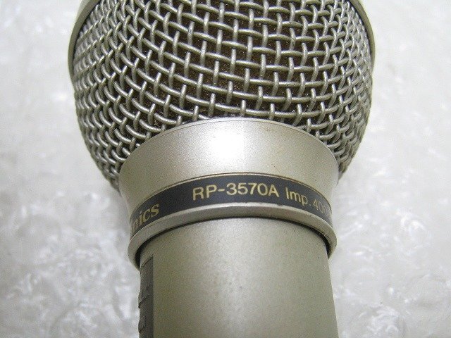 PK16631S*Technics* electrodynamic microphone ro ho n cable attaching *RP-3570A*