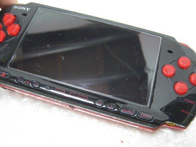 PK16809S*SONY*PSP корпус черный / красный *PSP-3000* рабочий товар *