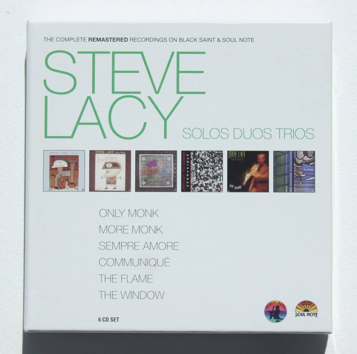 Steve Lacy『The Complete Remastered Recordings On Black Saint & Soul Note: Solos Duos Trios.』6枚組 Mal Waldron, Thelonious Monkの画像1