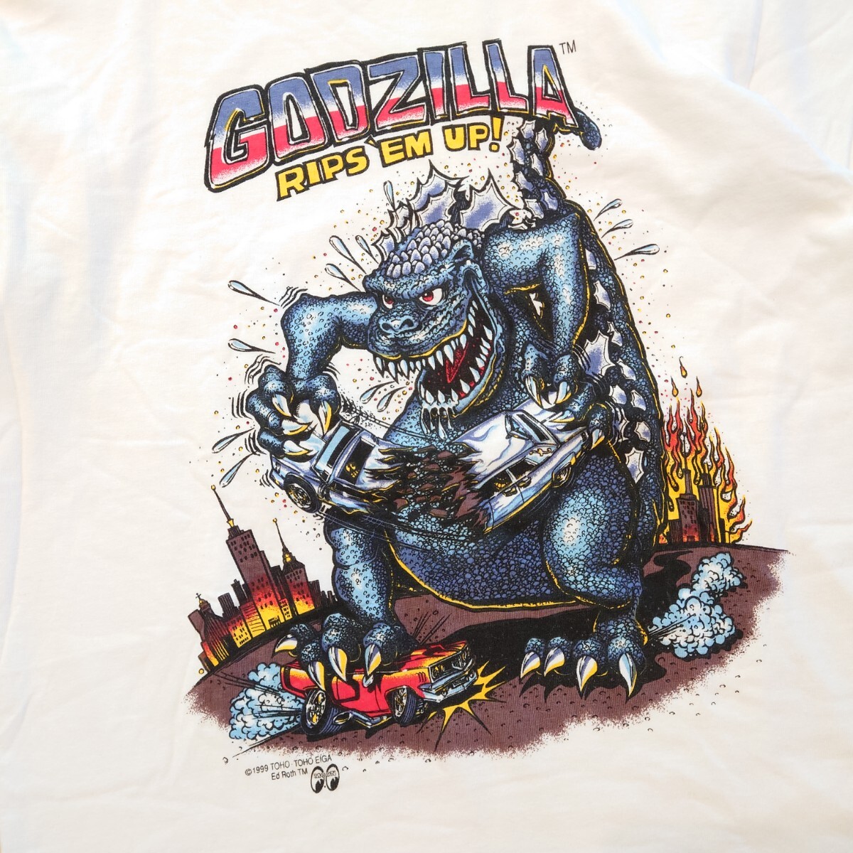 BOUKENOH Tシャツ ed roth エドロス ゴジラ GODZILLA the real BOUKENOH Tシャツ ed roth エドロス ゴジラ GODZILLA the real