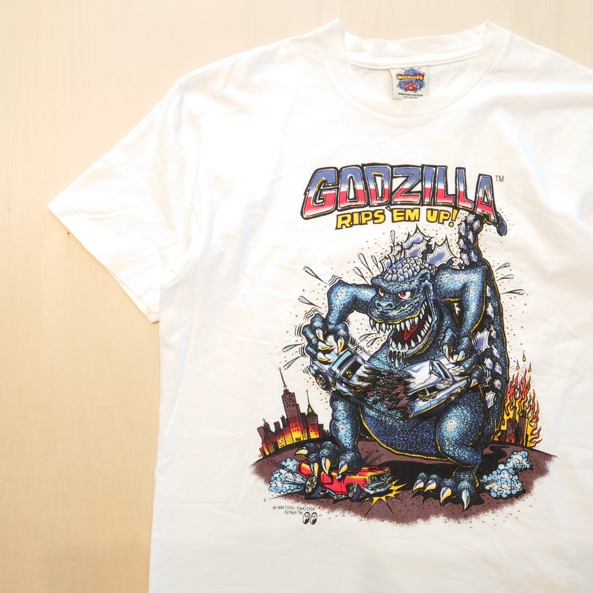 BOUKENOH Tシャツ ed roth エドロス ゴジラ GODZILLA the real BOUKENOH Tシャツ ed roth エドロス ゴジラ GODZILLA the real