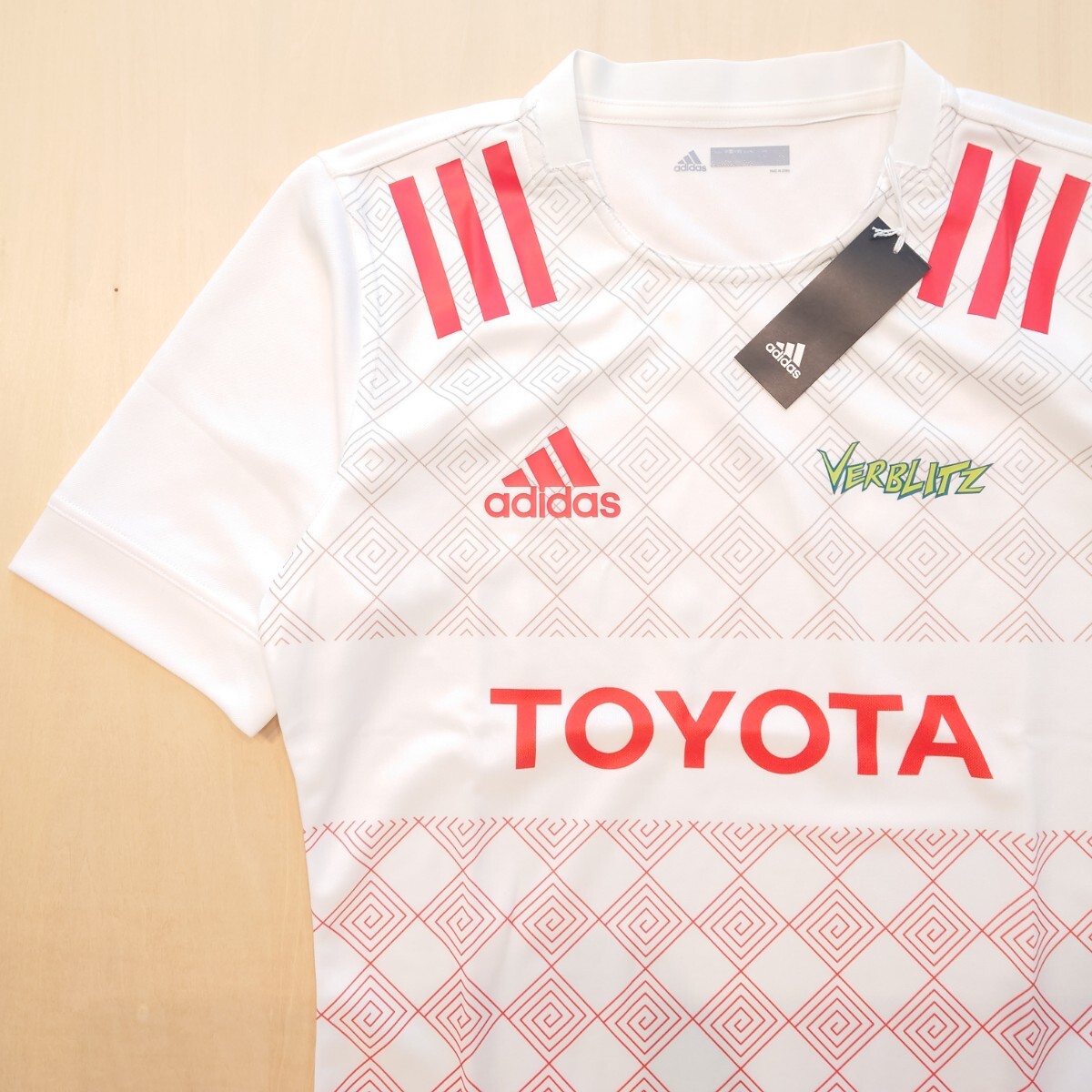 adidas ラグビージャージ ユニフォーム TOYOTA VERBLITZ トヨタ ヴェルブリッツ 未使用新品 サイズL 2404_画像3