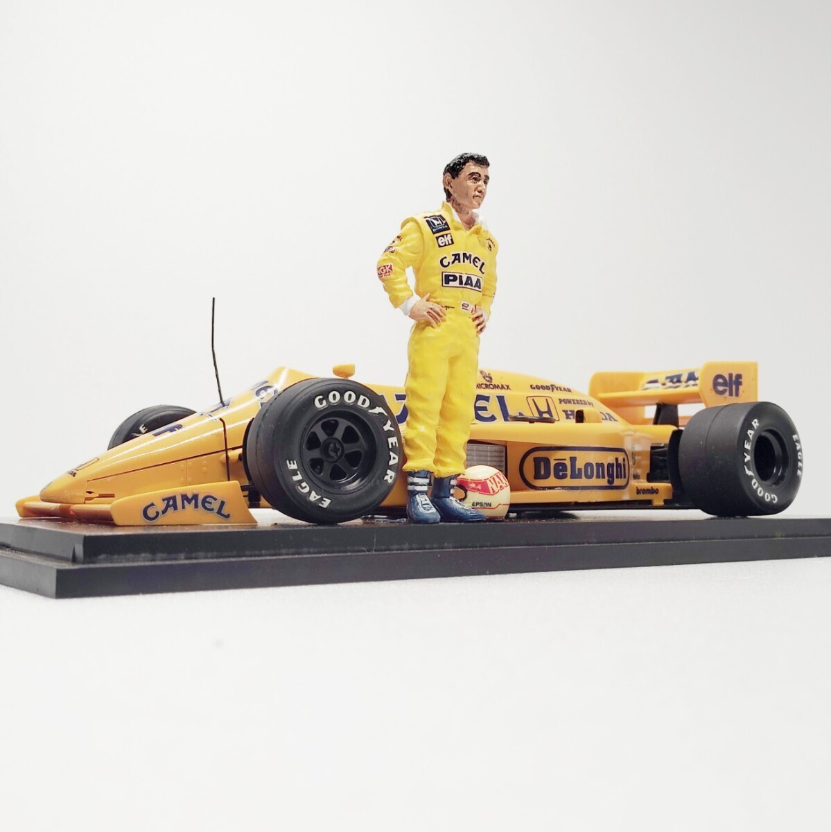 1 1円～ 1 1円スタート　！　1/24　F1 プラモデル　TAMIYA　タミヤ　CAMEL　キャメル　ロータス　86/89　Ayrton　Senna　ジャンク　041207_画像2