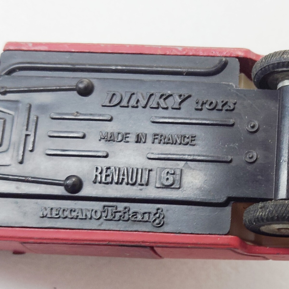 当時物 1/43 ルノー 6 ディンキー フランス製 Renault 6 No.1416 Made in France Dinky Toys 1円スタート 1円〜 041717の画像5