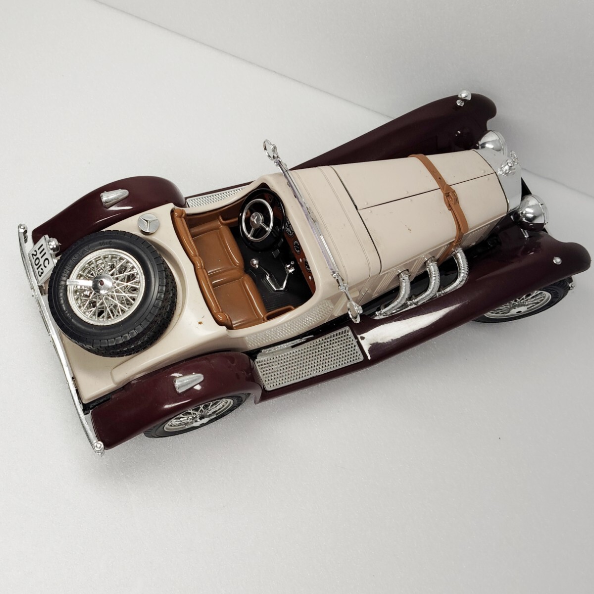 1/18 メルセデス・ベンツ　SSK 1928〜1932 W06 ルパンの愛車と同型　mercedes benz ブラーゴ レトロ　1円〜 1円スタート　041905