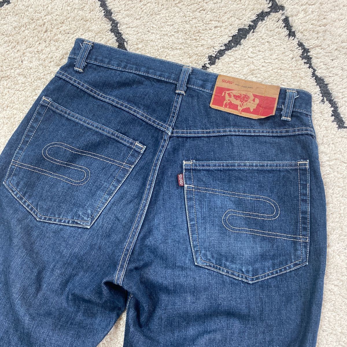 セール 即決1円 80s 90s◆ビンテージ SILAS サイラス classic jeans デニム◆ボタンフライ◆30インチ_画像8