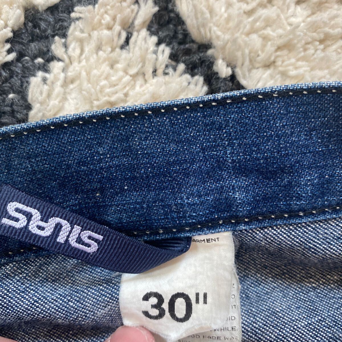 セール 即決1円 80s 90s◆ビンテージ SILAS サイラス classic jeans デニム◆ボタンフライ◆30インチ_画像3