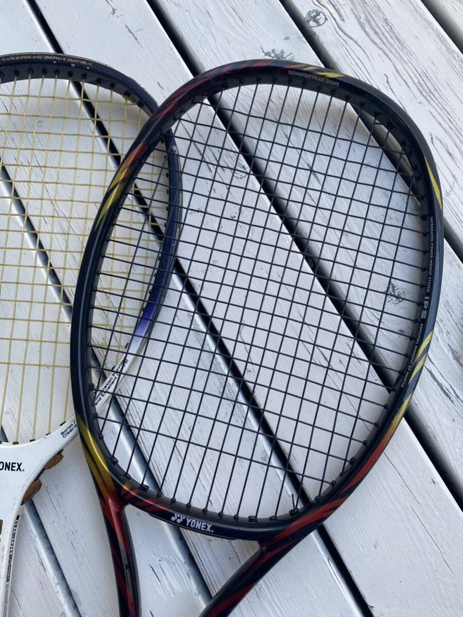 セール 即決1円 5本セット YONEX ヨネックス ウィルソン テニスラケット ラケット テニス ラケット軟式 テニス ラケット バトミントン_画像5