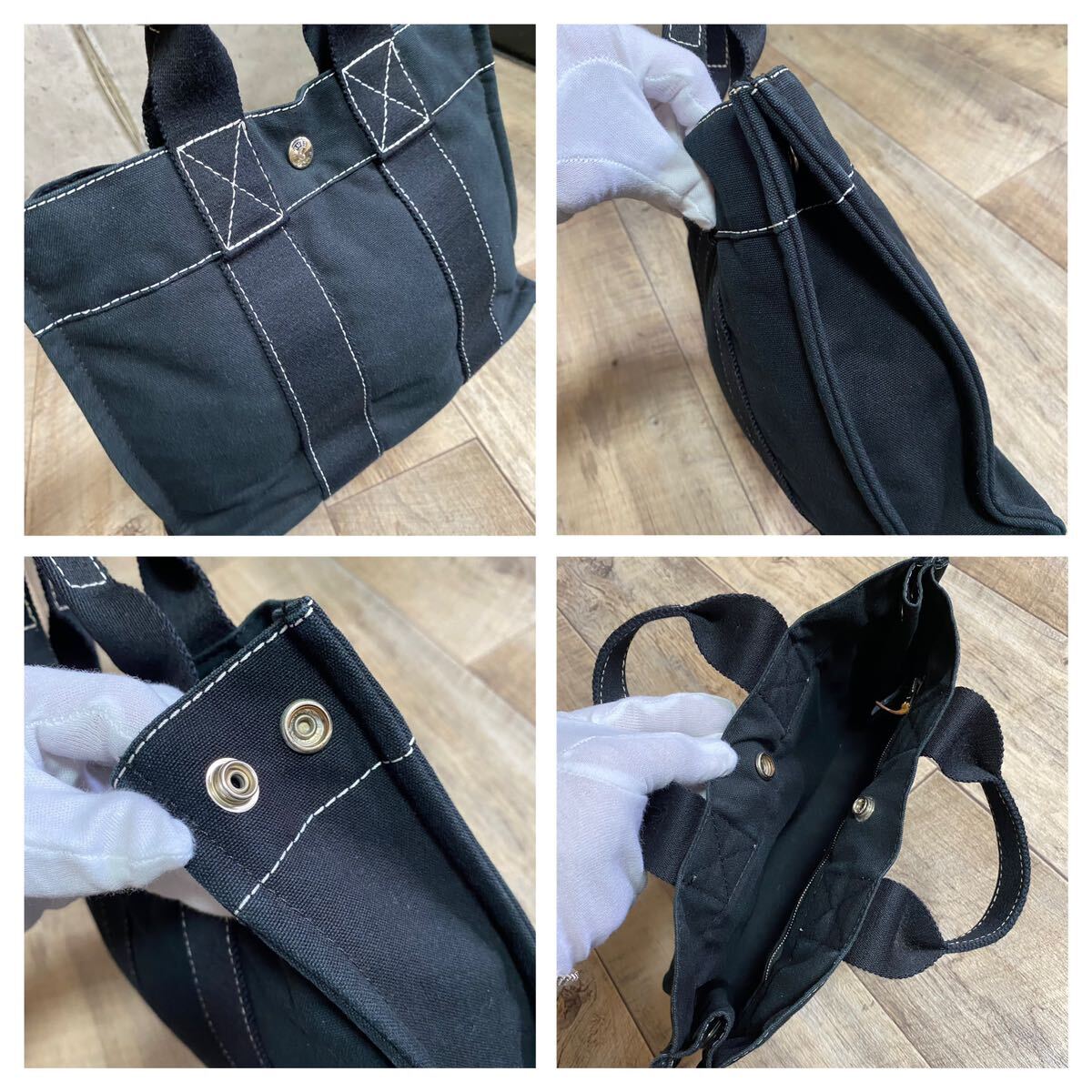 正規品 HERMES エルメス ドーヴィル PM キャンバス ミニトート 正規品 HERMES エルメス ドーヴィル PM キャンバス ミニトート