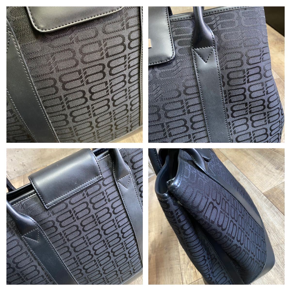 本物 BALENCIAGA バレンシアガ BB柄 キャンバス トートバッグ 本物 BALENCIAGA バレンシアガ BB柄 キャンバス トートバッグ