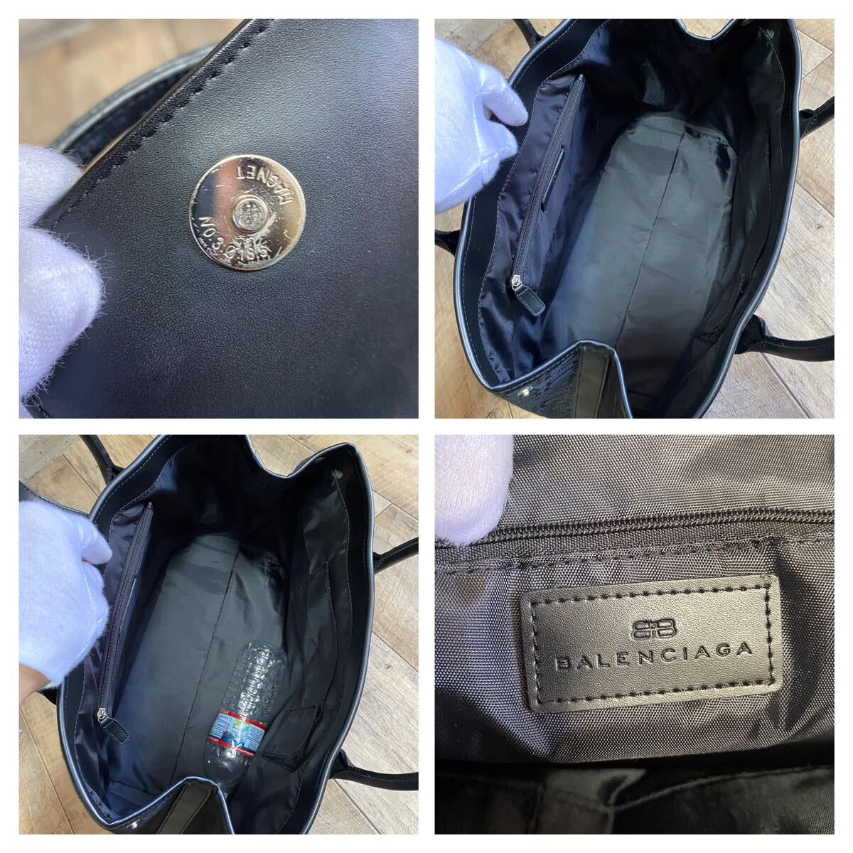 本物 BALENCIAGA バレンシアガ BB柄 キャンバス トートバッグ 本物 BALENCIAGA バレンシアガ BB柄 キャンバス トートバッグ