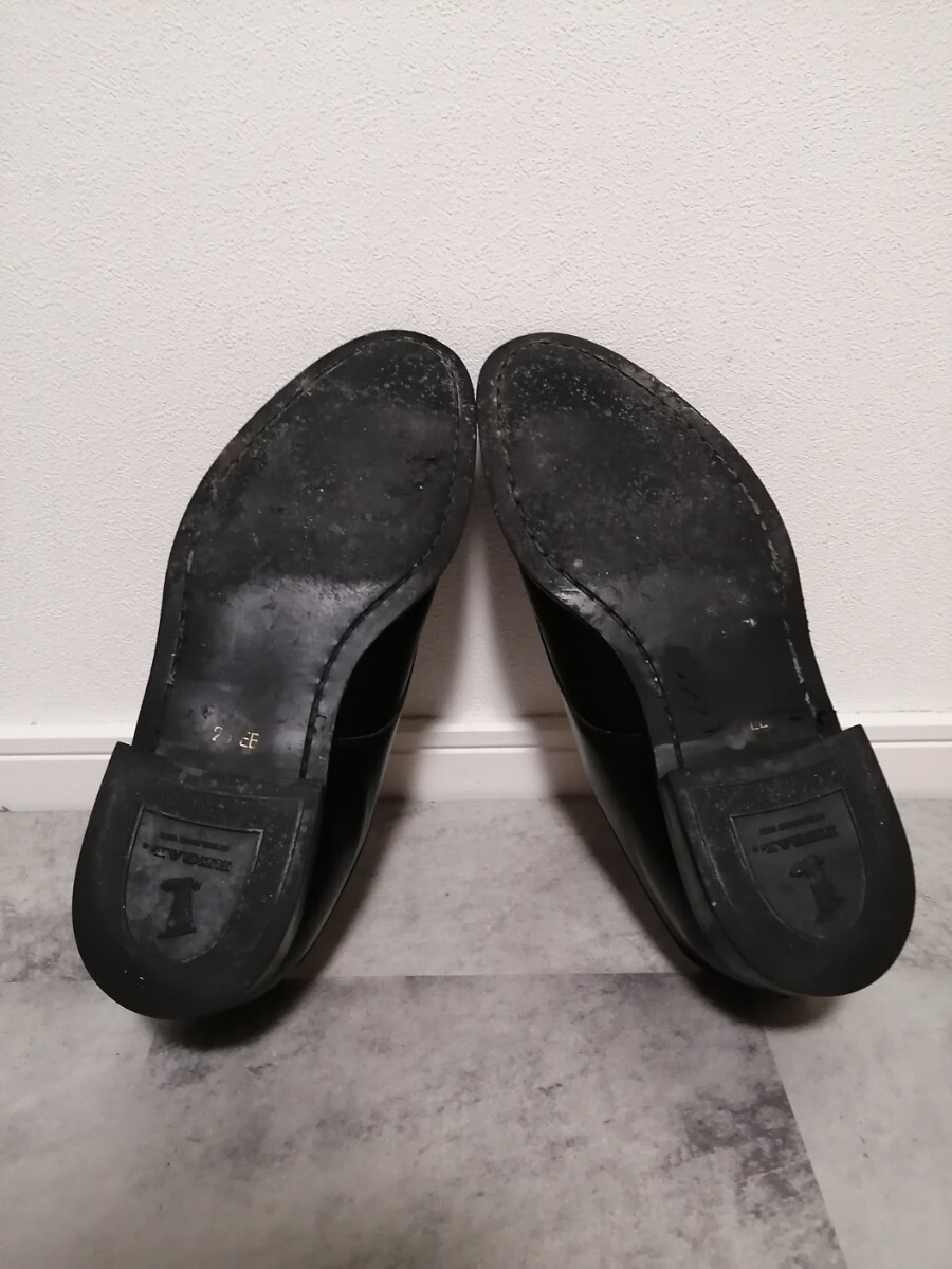 REGAL リーガル 本革ビジネスシューズ ブラック 25cm 革靴 プレーントゥ OSAGARIの画像4