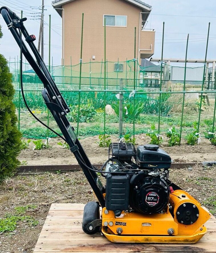 HAIGE PLATE COMPACTOR  HG-CH40 ハイガー プレートコンパクター 87cc 埼玉県発 直接引取可能 家庭菜園の画像2