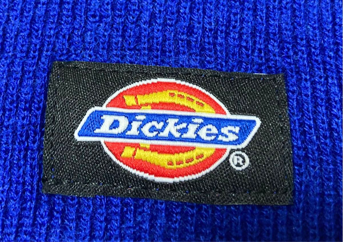 【数回使用】Dickies ディキーズ　ニット帽　ブルー　57〜59センチ