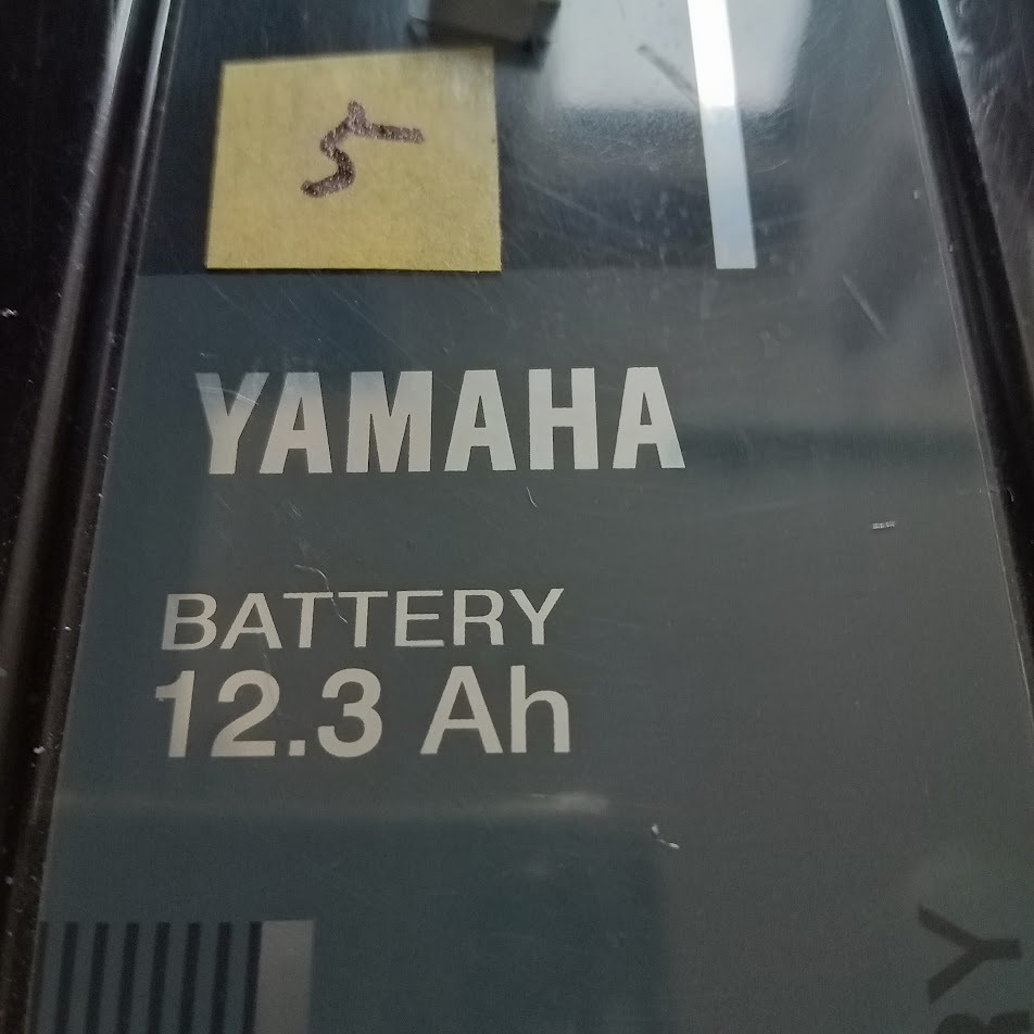 ⑤[ самовывоз OK]12.3Ah длина вдавлено .1 лампочка-индикатор -4 лампочка-индикатор Yamaha YAMAHA lithium ион аккумулятор 