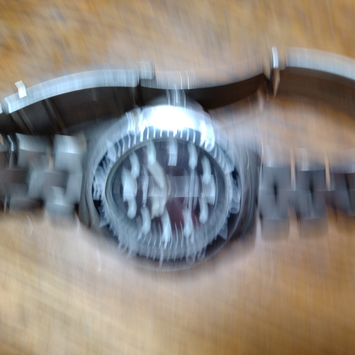 シチズン ソーラーダイバーチタンメンズ腕時計ワンピースタイプ 止まってます ジャンク品の画像8