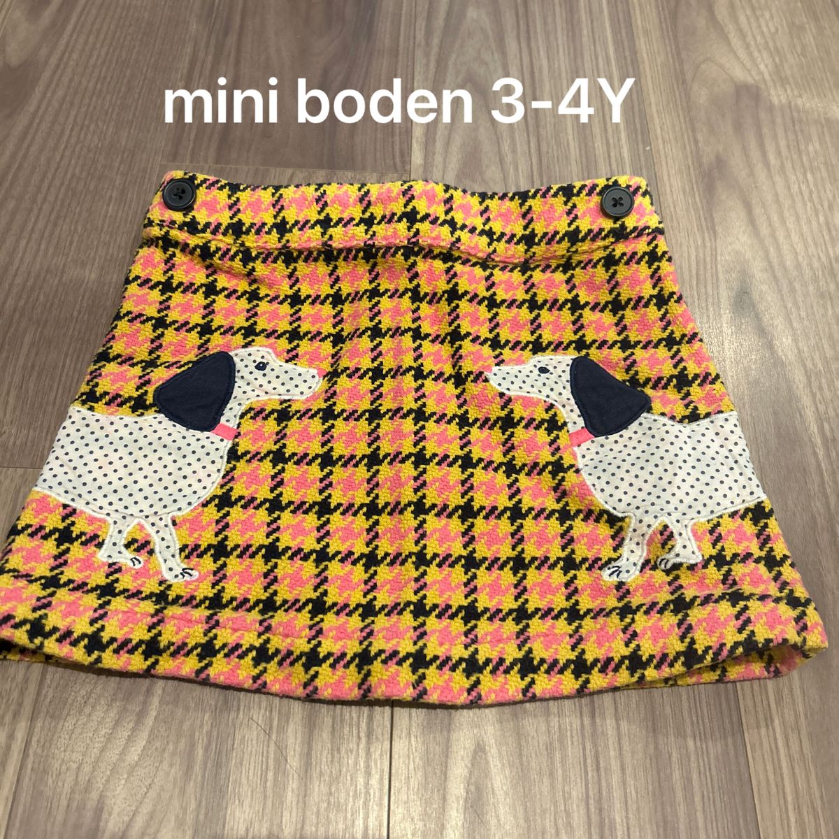 mini boden 3-4Y 犬　スカート