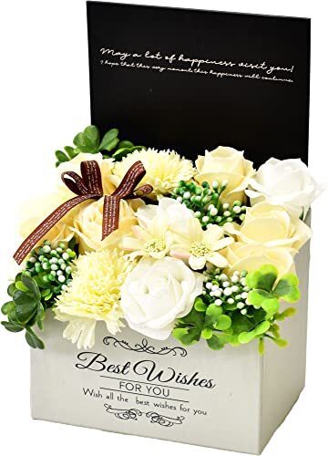  fragrance car bon flower soap flower rose .. not flower overflow . flower box type present Mother's Day Father's day celebration of a birth marriage festival 