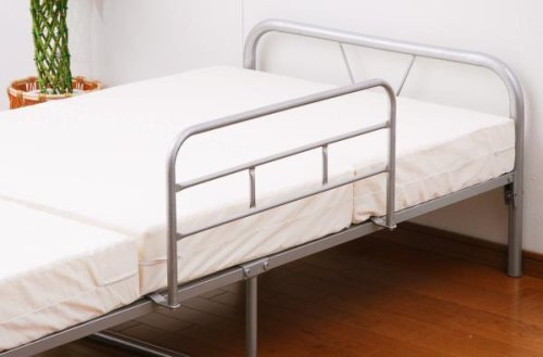  mountain . bed guard steel made width 74× depth 50.5× height 36cm silver YBG-75(SL)